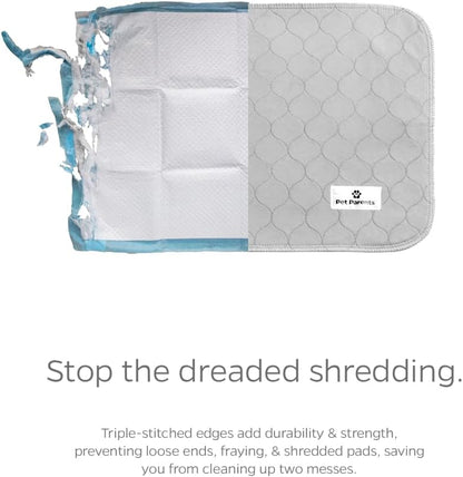 Pawtect Pads Washable Dog Pee Pads (2Pack) of Premium Pee Pads for Dogs, Waterproof Training Pads for Dogs & Reusable Dog Pee Pads! Whelping Pads & Modern Puppy Pads!